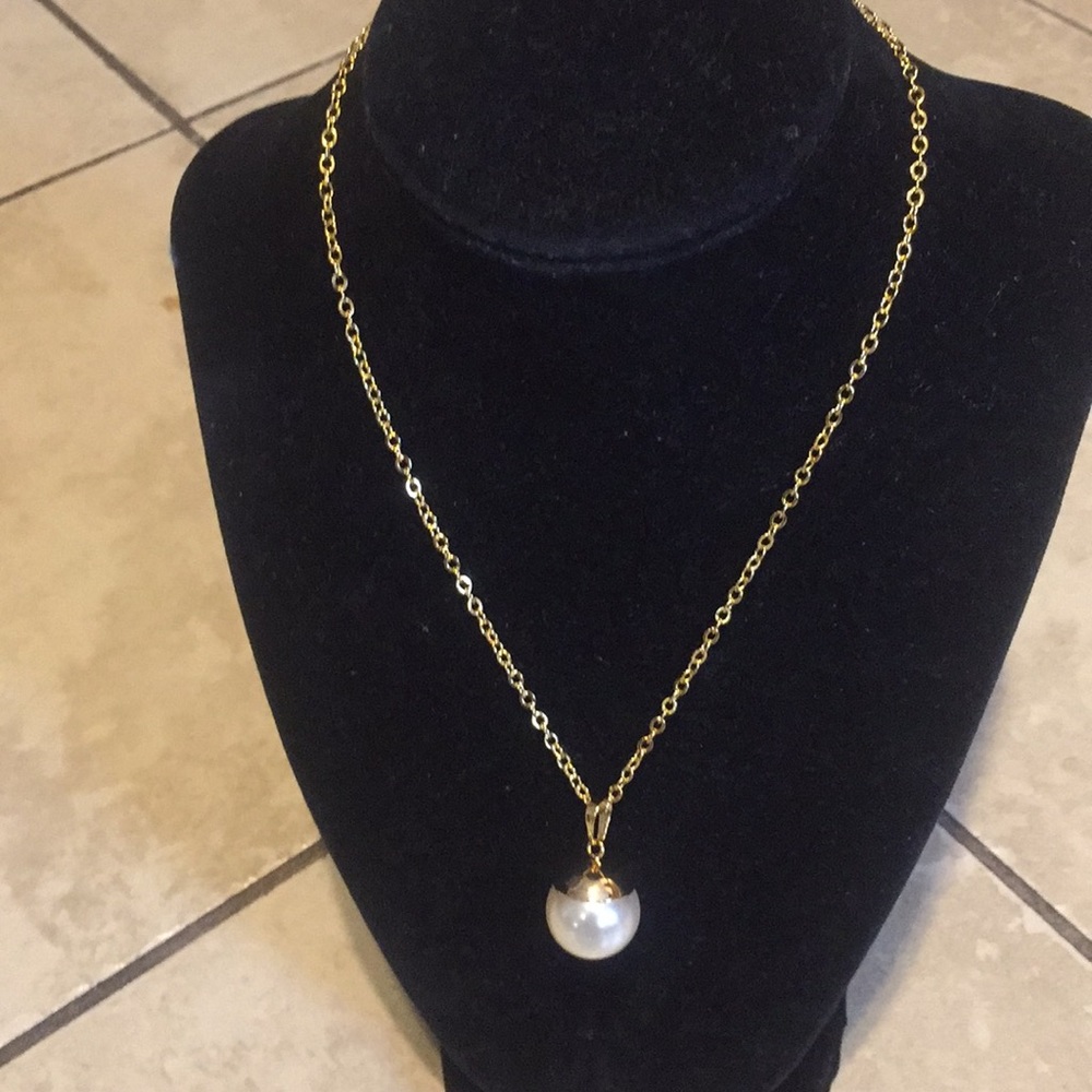 18karats Rolled gold pendant Necklace